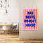 Impression d'art mural allemand moderne et audacieux-129896095