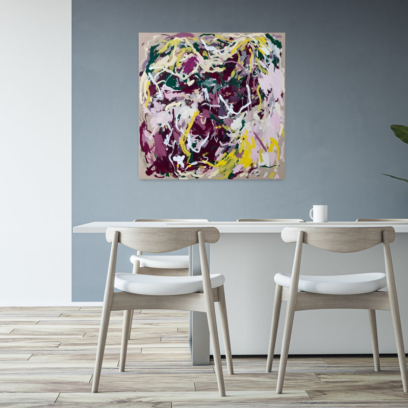 Art contemporain contemporain, H 32 po x l 32 po