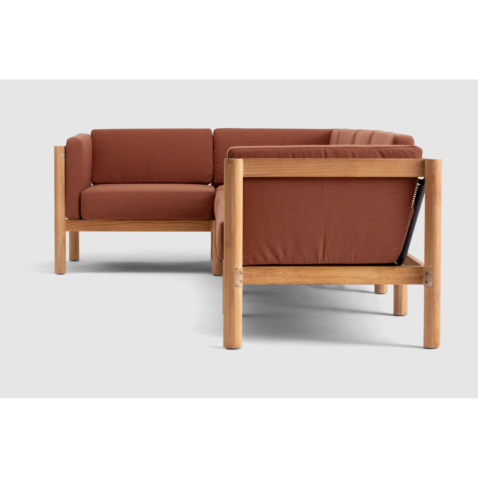 Haven 118" Sunbrella® Patio Sectional, Sunbrella Rust, 4