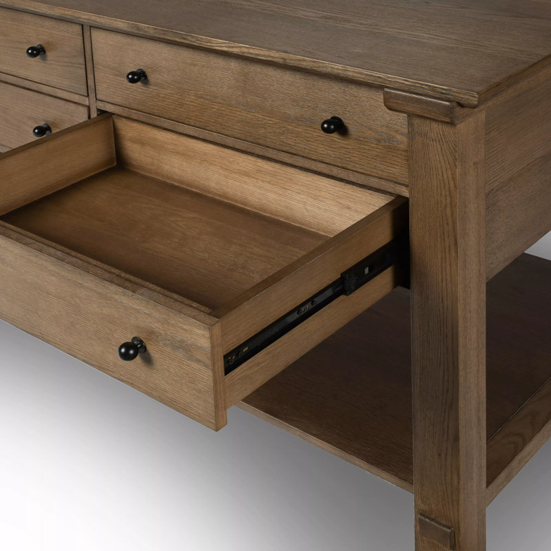 Gardendale Kitchen Island, Tan Oak Veneer