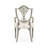 Buckingham 20'' H Skipper Upholstered Acacia Armchair