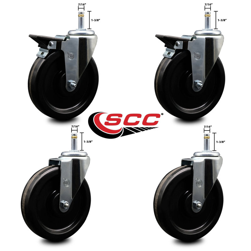 Phenolic Swivel Grip Ring Stem Caster
