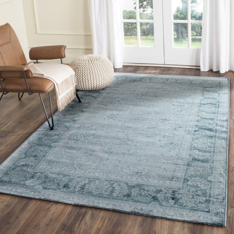 Syliva Viscose Pile Rug, Rectangle 4' x 5'7"