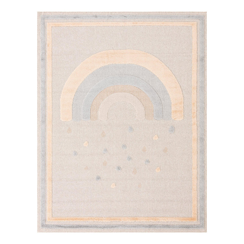 Unique Loom Prismatic Whimsy Kids Rug, Rectangle 7'10" x 10'