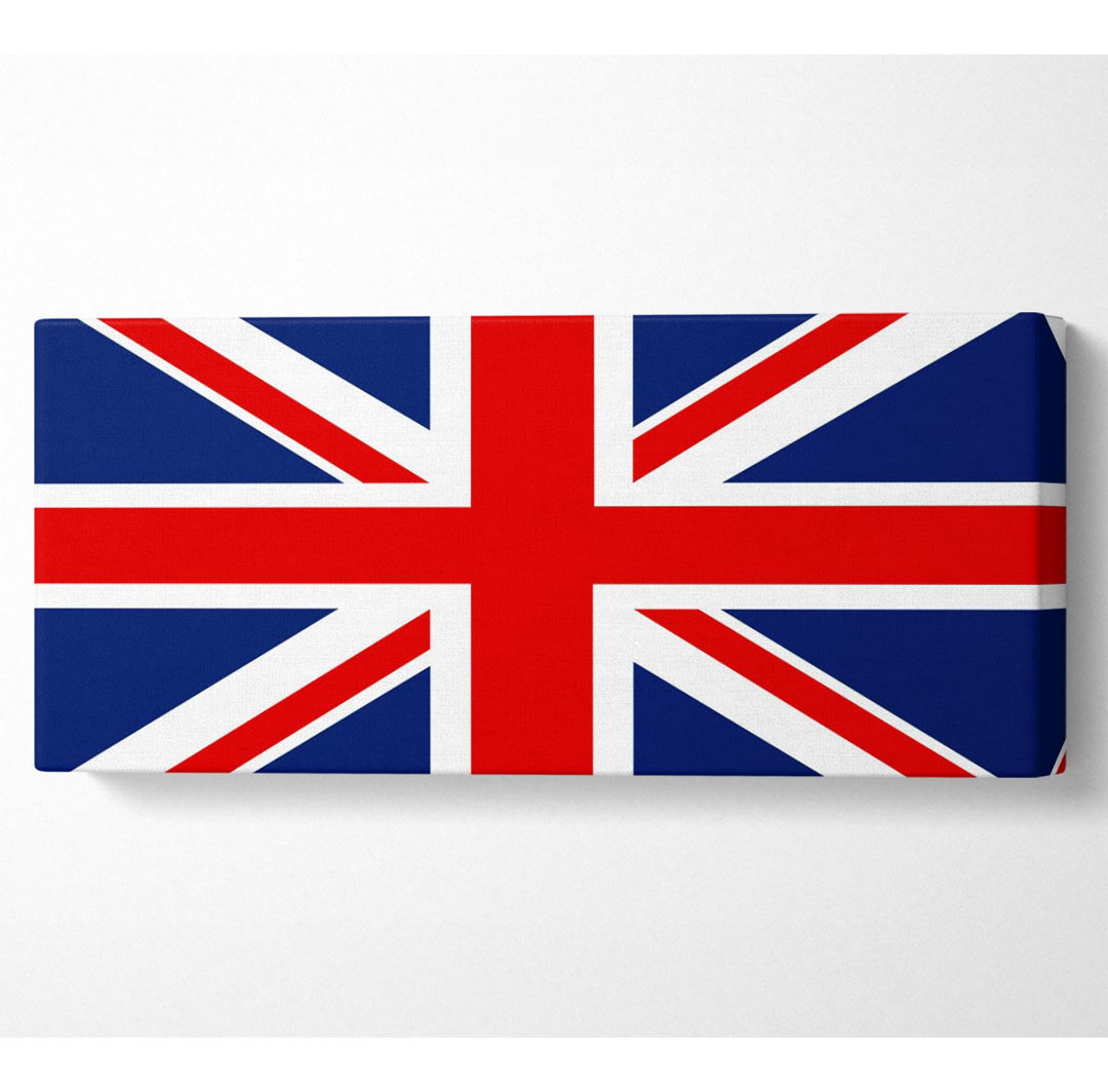 Britische Flagge - Kunstdrucke auf Segeltuch