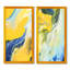 Art mural abstrait jaune et bleu - ensemble de 2 toiles murales-1800213268-1800213271