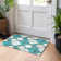 Premium Machine Washable Lisse Teal Rug