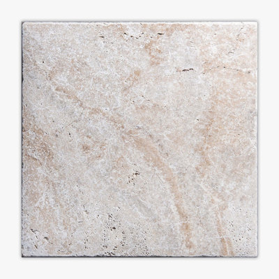 Scabos Tumbled 16x16 Travertine Paver