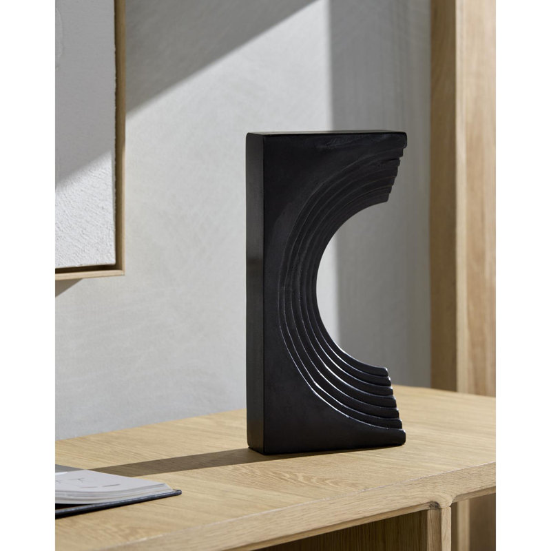 Sculpture décorative Eletise, Noir