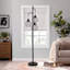 Lampe sur pied à branches noire 70 po 3 lumières