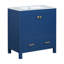 Ensemble de meuble-lavabo avec double meuble-lavabo (séparé) / double lavabo en céramique / tablette de rangement / et tiroirs divisés / meuble-lavabo-113435740