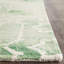 Tapis vert en laine / coton touffeté à la main Hallette-22735072