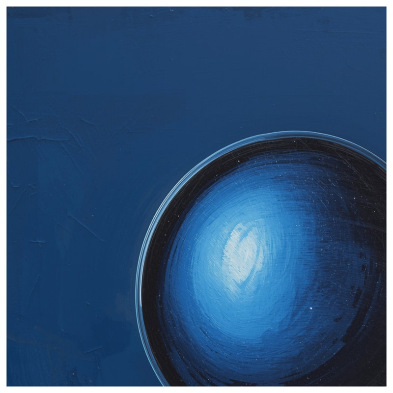 Blue Sphere On Canvas Blankets, 60in W x 80in H