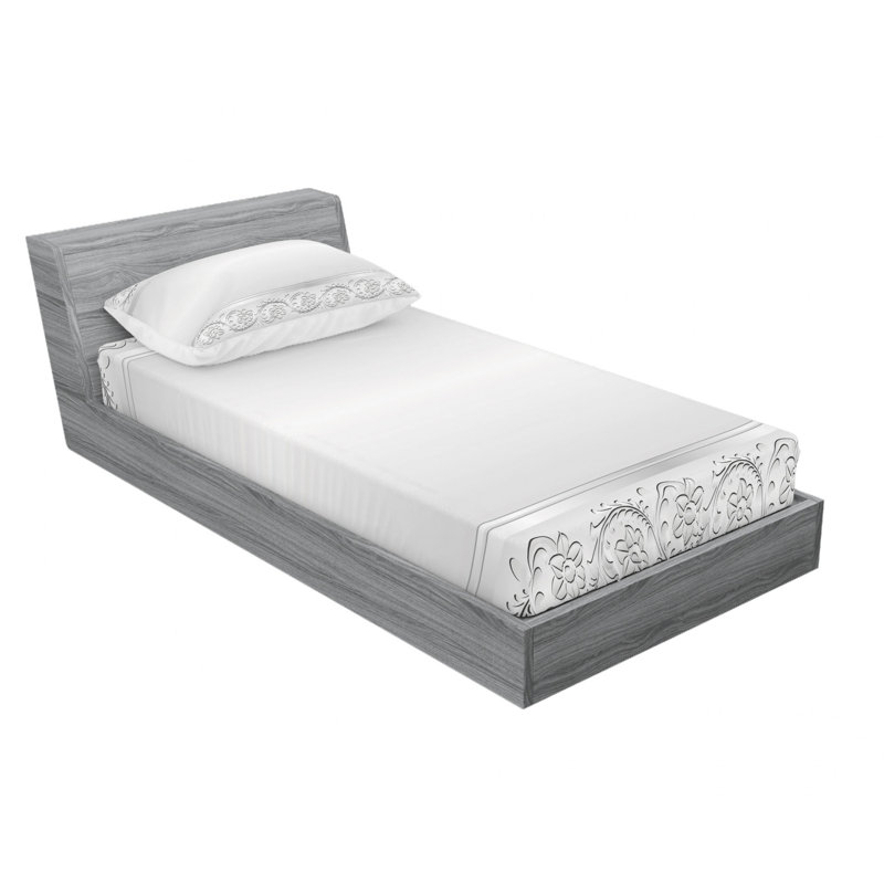 Microfiber Floral Sheet Set, Twin Sheet Set with 1 Pillowcase