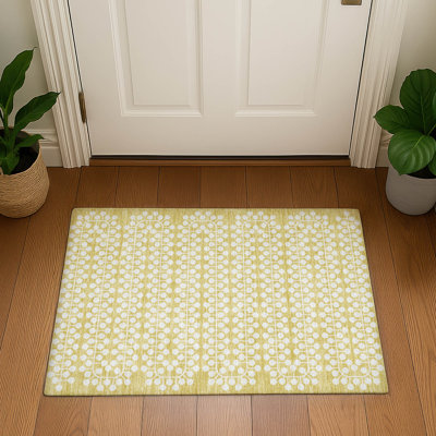 Tapis géométrique lavable à la machine de qualité supérieure Mayfield AMF2247