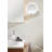 AIR collection wall mounted soap/lotion dispenser - polished chrome & frosted galss 