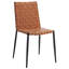 Chaise d'appoint rembourrée en cuir Brett-301507472-301507473