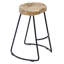 Tabouret en bois massif Hedden-1139044300