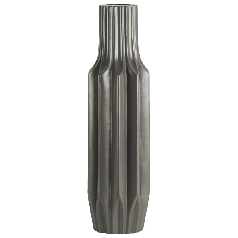 Guglielmo Ceramic / Porcelain Floor Vase, Taupe