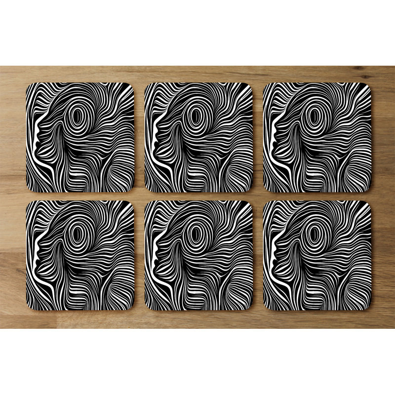 Duane-Lee Square 6 Piece Coaster Set
