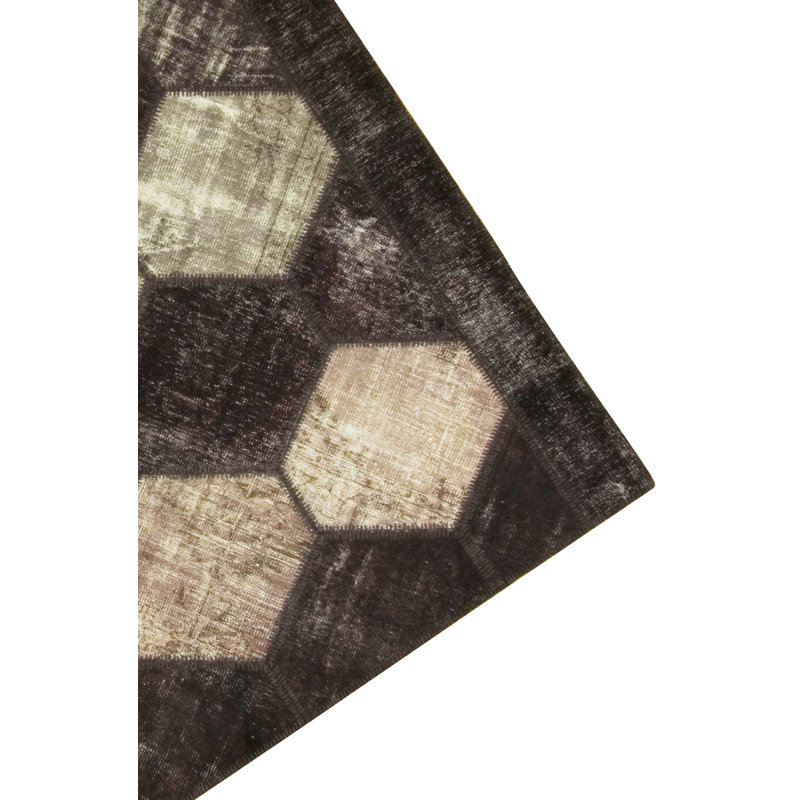 Tapis rétro patchwork turc
