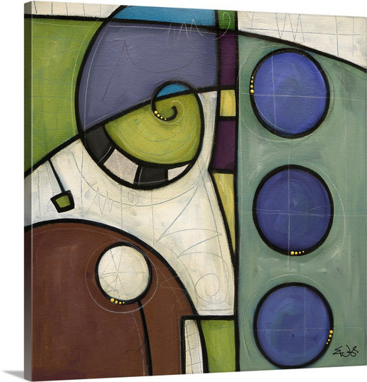 «Jarne Vertala» par Brittish, reproduction d'art sur toile, H 16 po x l 16 po x P 1,25 po