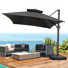 153' X 116' Rectangular Cantilever Umbrella with Weighted Base