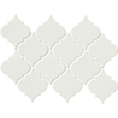 SAMPLE - Lantern 11 in. x 15 in. Glossy Ceramic Mosaic Wall Tile