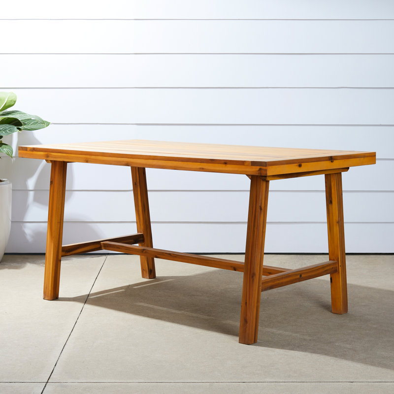 Table de pique-nique en bois massif pour le patio