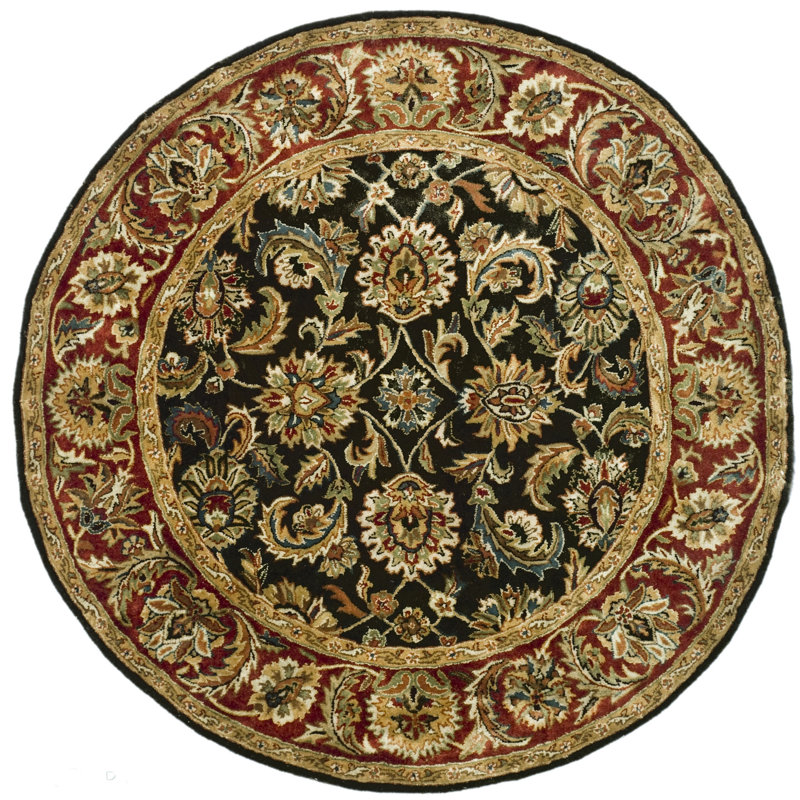 Alger Hand Tufted Wool Oriental Rug, Round 6'