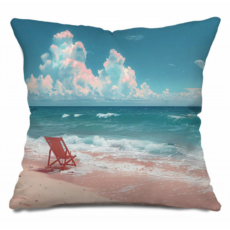 Coussin Beach Day, H 16 po x l 16 po