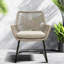 Ensemble de chaises longues Comfort Spring, ensemble de balcon moderne en rotin d'acier