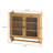 24.8''Glass Door Vintage Double Door Wall Cabinet-56492356
