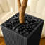 Adcock Artificial Olive Tree with Decorative Pot, UV Resistant Faux Olive Tree with Natural Trunk-700034059-700034061