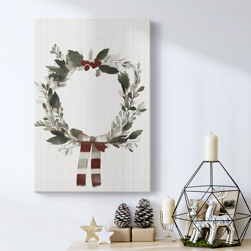 Art des Fêtes de Noël - Toile tendue avec châssis CDXLIV, H 12 po x l 8 po