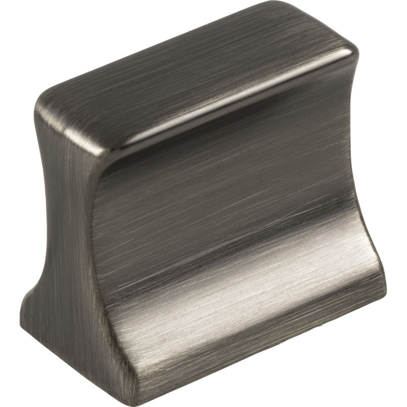 Sullivan Rectangular Knob, Brushed Pewter