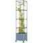 Lit de jardin mobile surélevé, cage à treillis à hauteur ajustable