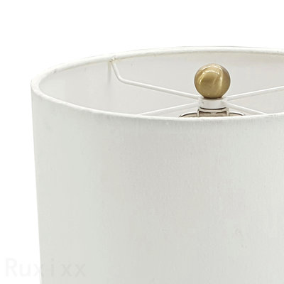 D10x34 "Ipori albâtre et lampe de buffet en métal