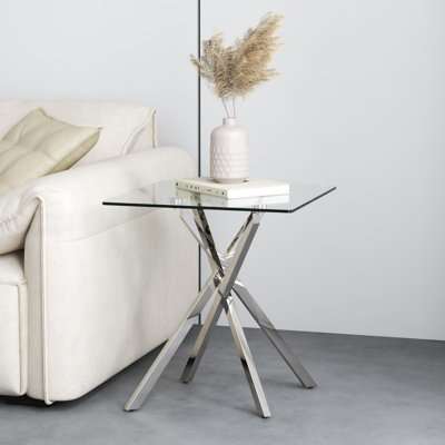 Glass 1 Tier Plant Stand