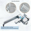 Messancy Floor Waterfall Faucet Bath Filler with Diverter