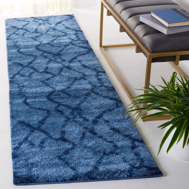 Socorro Retro Performance Abstract Rug, Runner 2'3" x 11'