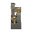 Fontaine à cascade relaxante à 32 niveaux H 32,5 "à 5 niveaux pour jardin, patio ou porche