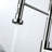 Single Handle Pull Down For Kitchen Sink - Brushed Nickel, 360 Degree Rotating Spout, Adjustable Water Output Intensity Adjustment Versatility In Nickel Spout Spin, Flow Quantity Control