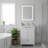 Stylish Textured Door Panel Bathroom Vanity-1918393797