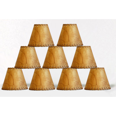 5'' H Faux Leather Empire Lamp Shade