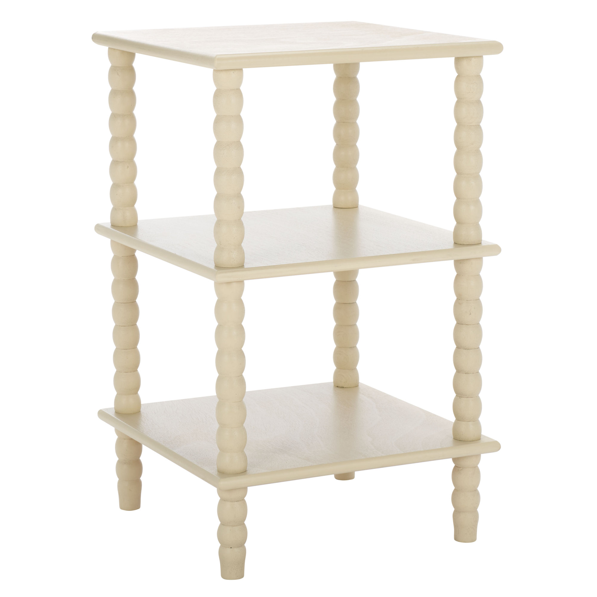 Netta 3 Shelf Accent Table, Sand