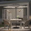 Olympia 3m Traditional Parasol with LED Light(single umbrella without base)-252661991
