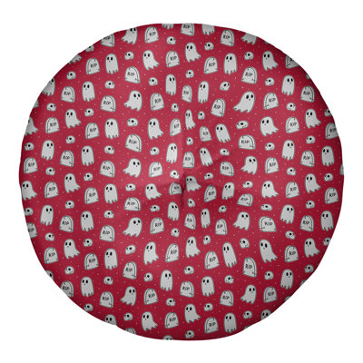 Coussin de sol rond Katelyn Elizabeth