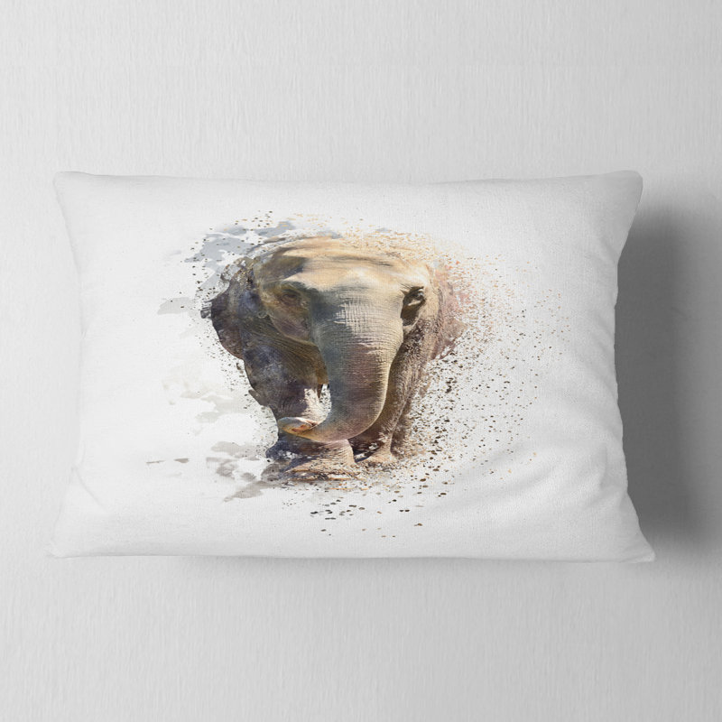 Coussin lombaire animal de grande éléphant