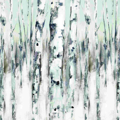 Peinture de bouleau d'hiver